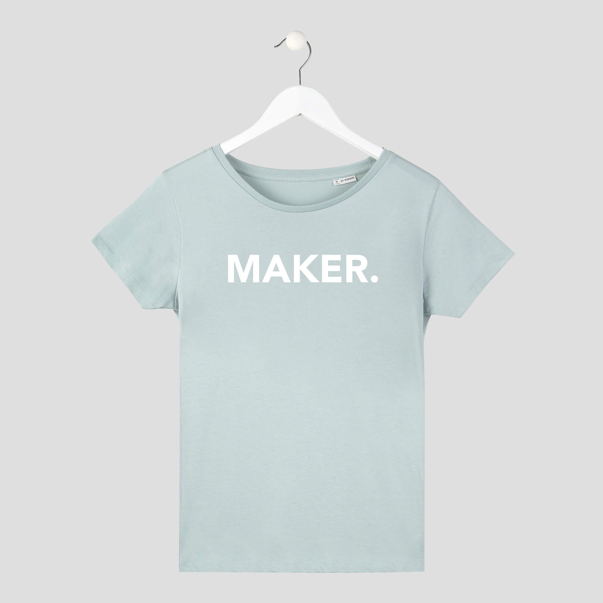 camiseta maker emprendedora verde mujer