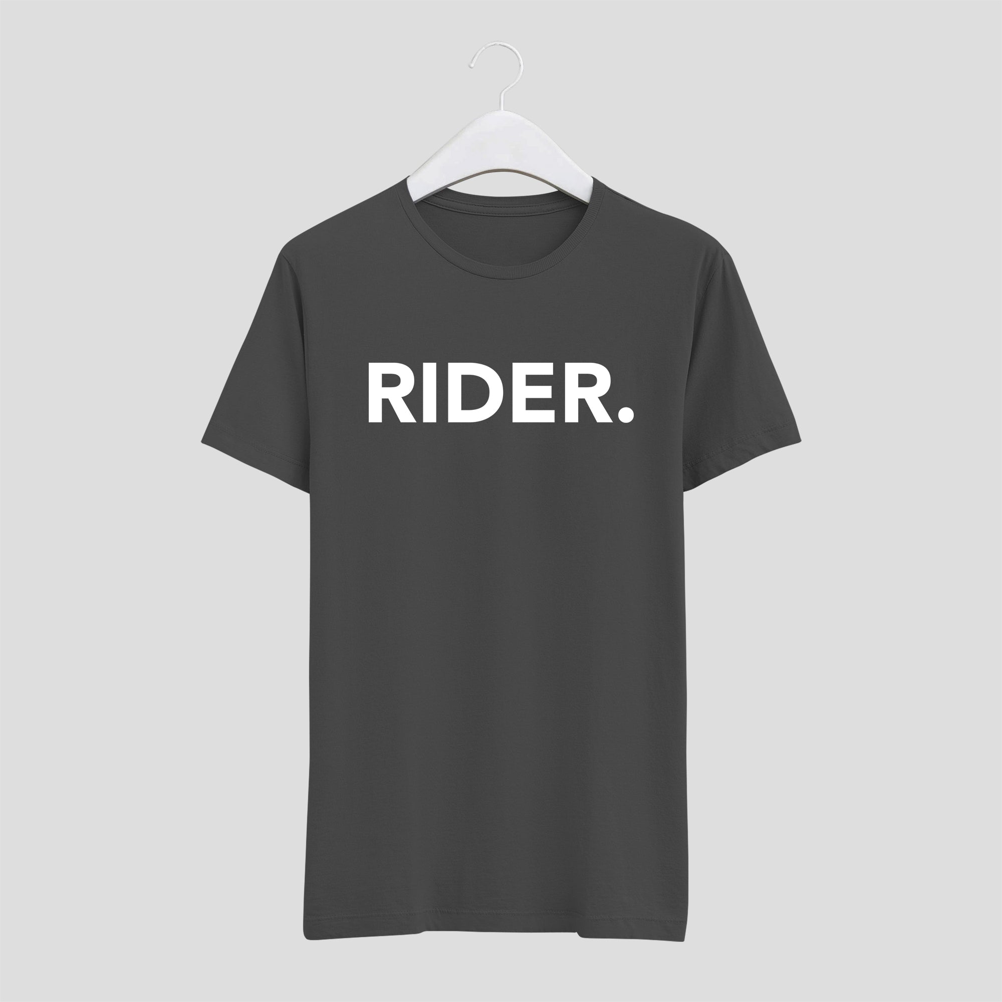 camiseta rider motero ciclista o skater hombre gris