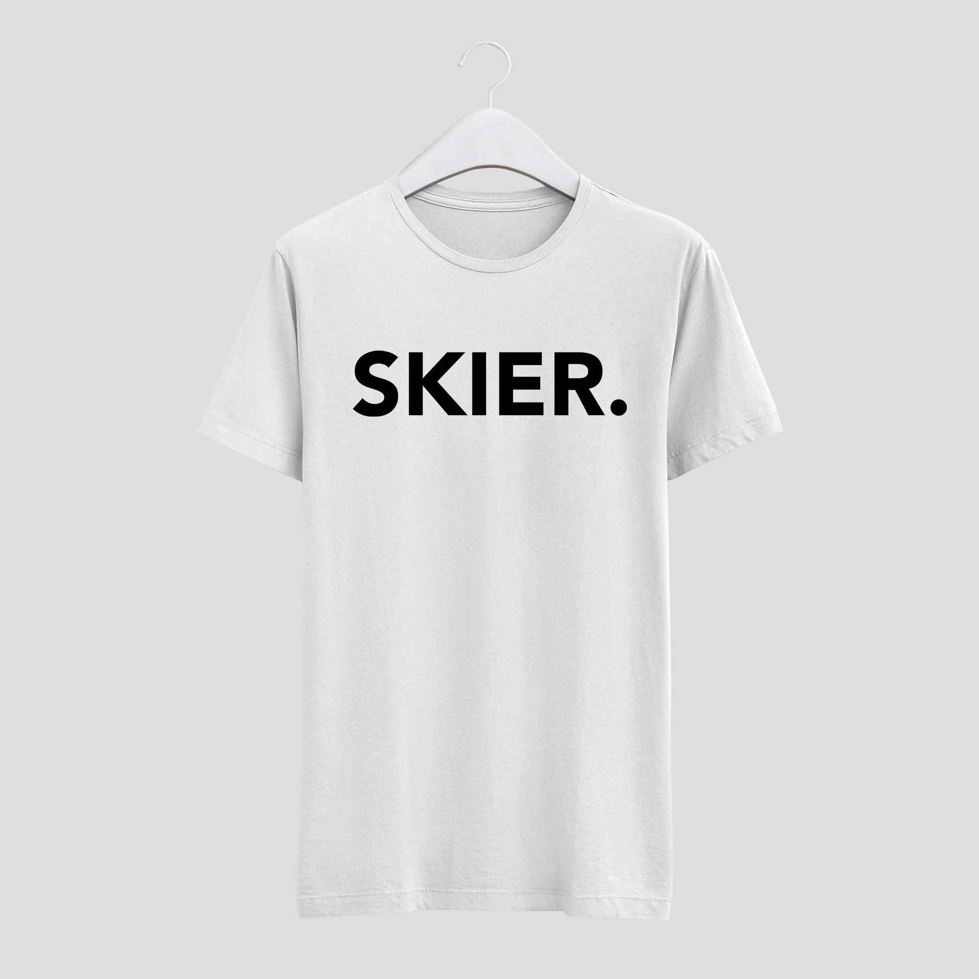 Camiseta Minimalista SKIER. Hombre