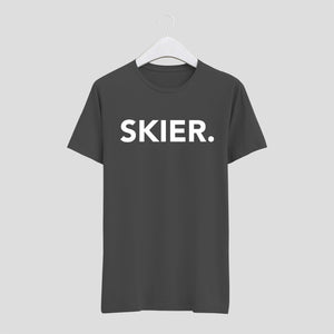 Camiseta Minimalista SKIER. Hombre