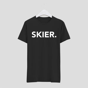 Camiseta Minimalista SKIER. Hombre