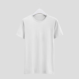 Camiseta minimalista personalizable blanca