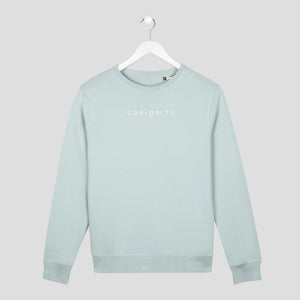 sudadera curiosidad minimal curiosity unisex verde