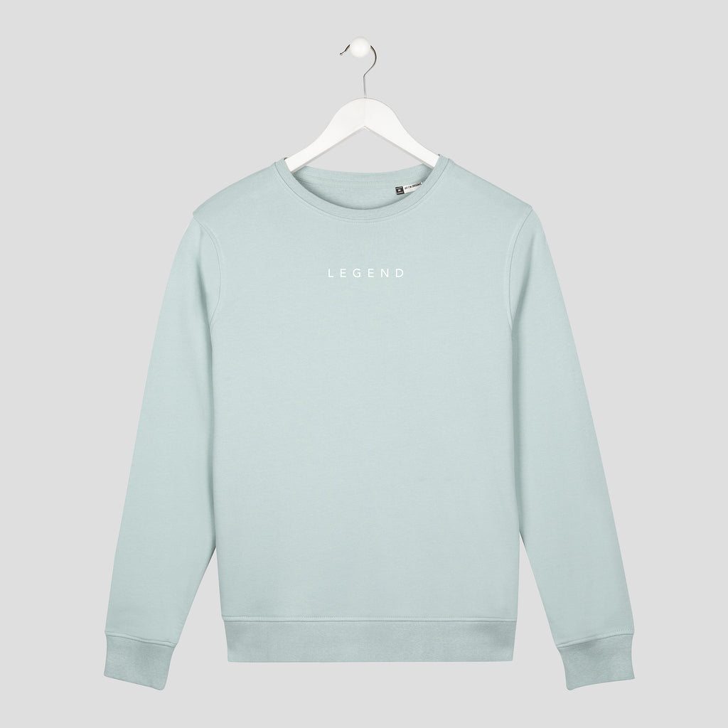 sudadera legend minimalista unisex verde