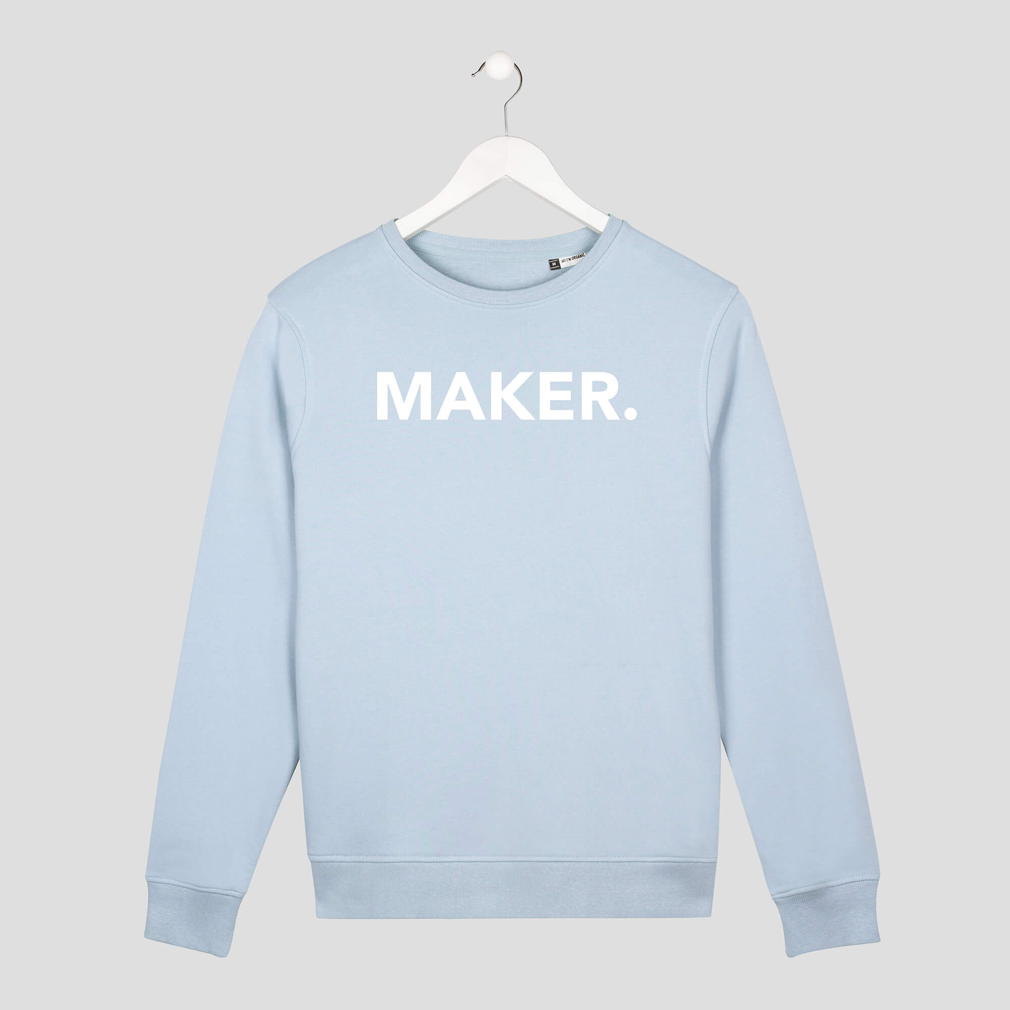 sudadera maker emprendedores azul unisex