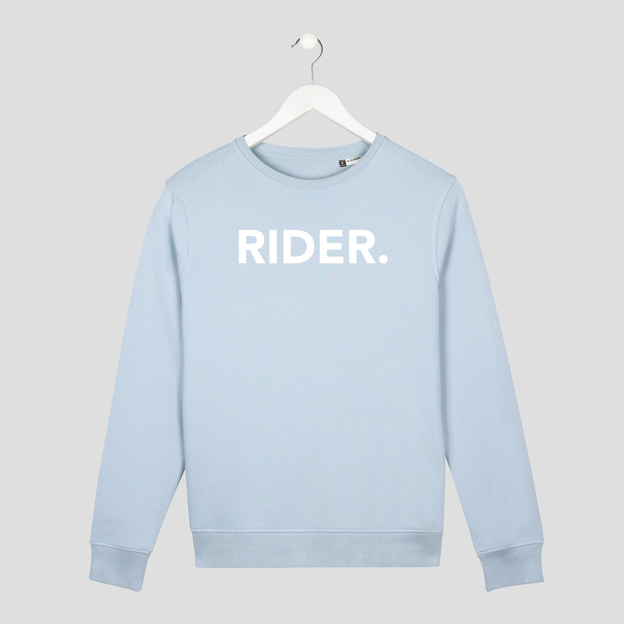 sudadera rider parte delantera color azul