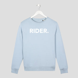 sudadera rider parte delantera color azul