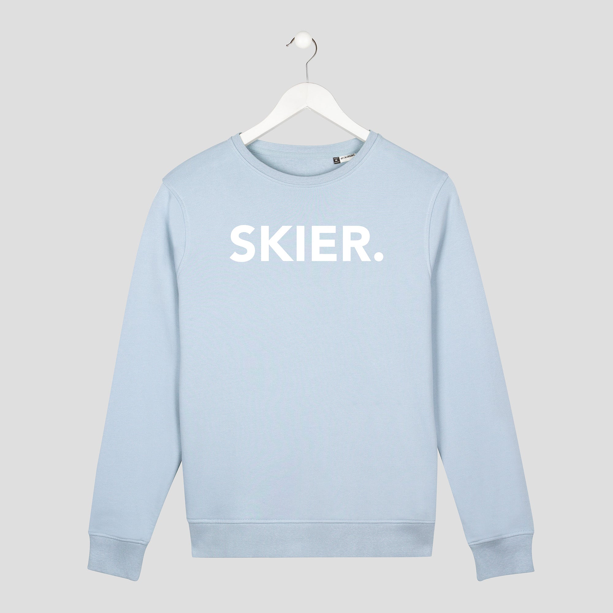 sudadera minimal esqui azul