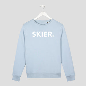 sudadera minimal esqui azul