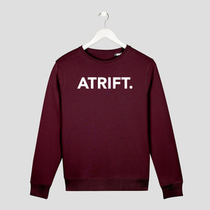 sudadera originals atrift unisex granate