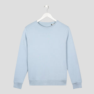 Sudadera personalizable texto minimalista azul