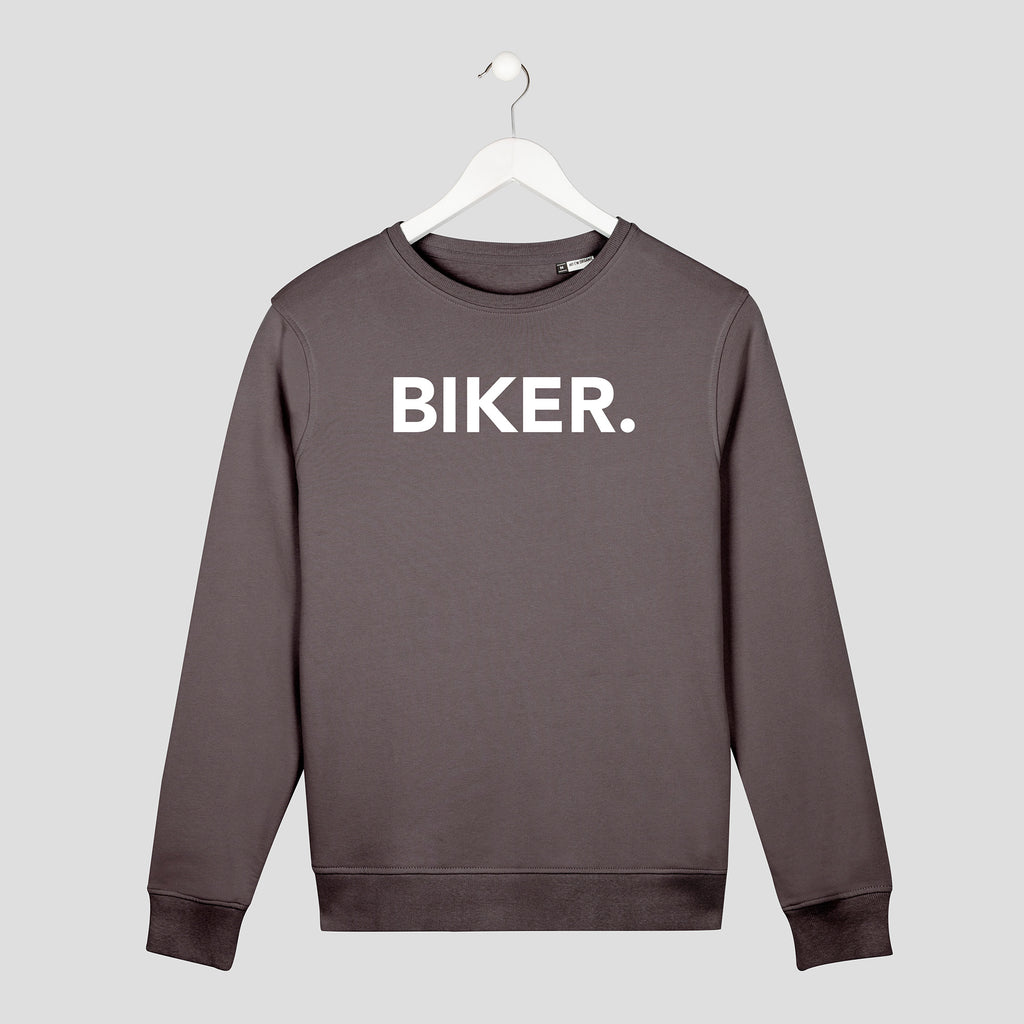 sudadera motero biker unisex gris