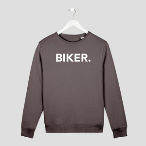 sudadera motero biker unisex gris