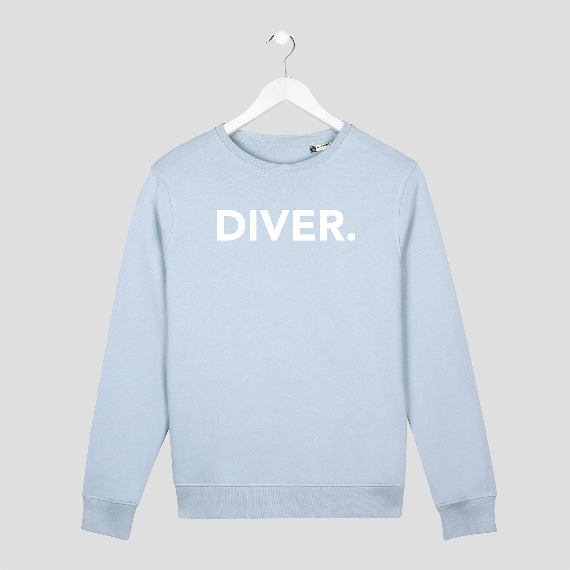 sudadera diver buceador azul unisex