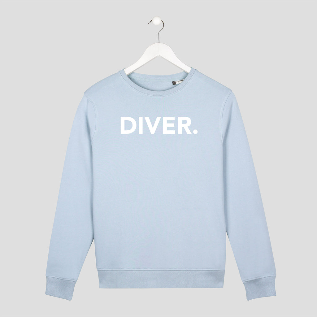sudadera diver buceador azul unisex